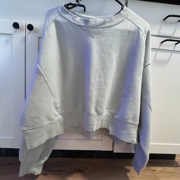 SO, Mint Green, Sparkly Crewneck, M - Picture 2 of 5